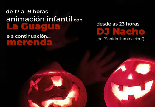 Festa infantil e baile con DJ no Samaín de Cabanas