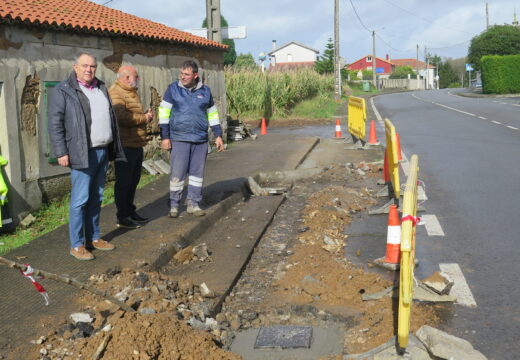 O concello mellora a rede viaria no Igrexario de Golmar e no núcleo dos Meáns de Vilaño