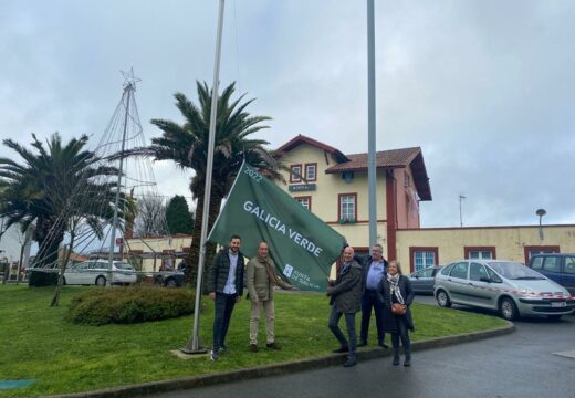 A Xunta recoñece o compromiso do concello de Curtis co medio ambiente e a conservación da paisaxe coa concesión da Bandeira Verde de Galicia