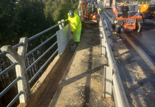 A execución das obas de conservación da Ponte Ceilán, nos concellos de Noia e de Outes, farán necesario manter o corte dun carril entre o luns e o venres da vindeira semana