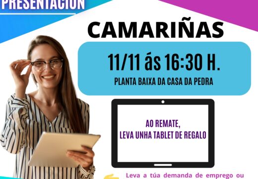 Camariñas acolle un curso gratuíto en competencias dixitais para mulleres