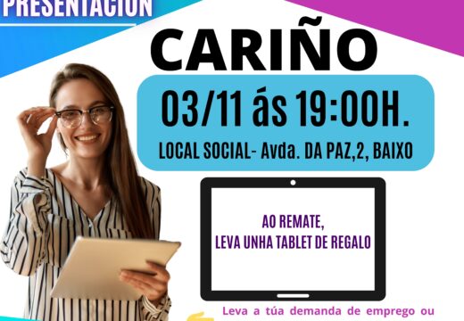 Cariño acolle un curso gratuíto en competencias dixitais para mulleres