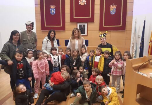 Escolares de sexto de Infantil do CEIP A Gándara participaron hoxe nos Itinerarios didácticos do Concello