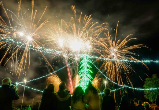 Acendido das Luces de Nadal en Laxe