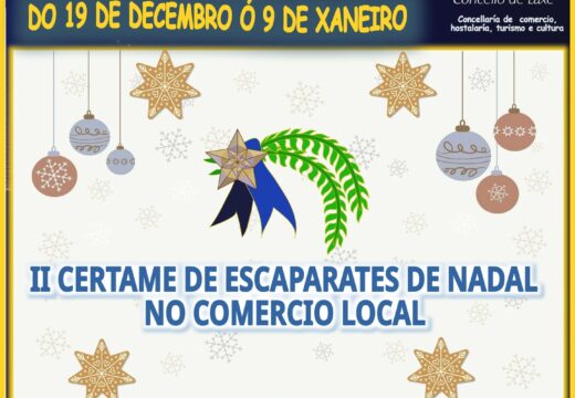 Arrinca o II certame de escaparates de Nadal no comercio local de Laxe