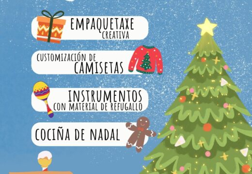 “Este Nadal xogamos para ser iguais”, novo programa de obradoiros para alumnado de infantil e primaria