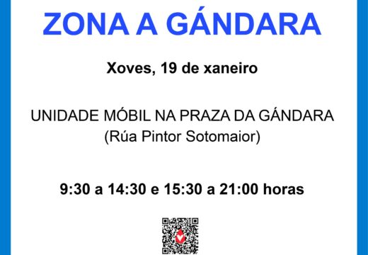 Unha unidade móbil para a doazón de sangue desprazarase tres días deste mes á cidade