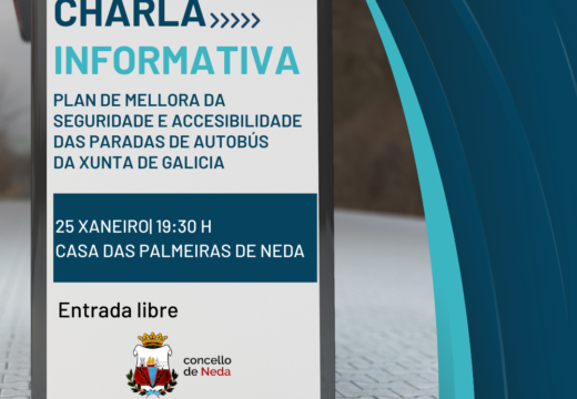 Charla informativa sobre o plan de mellora das paradas de autobús e a súa incidencia nas propiedades privadas da súa área de influencia