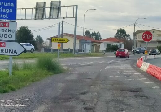 Manuel Fafián, do Partido Popular de Bergondo, denuncia unha vez máis as pésimas condicións do stop que se instalou con ocasión das obras da rotonda de Guísamo na súa intersección coa estrada que vén de Ferrol