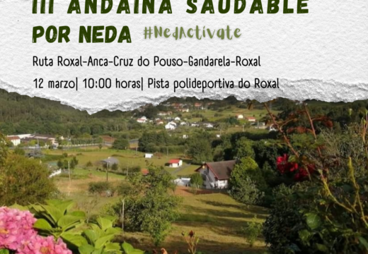 O Concello abre inscricións na III Andaina Saudable Paso a Paso por Neda