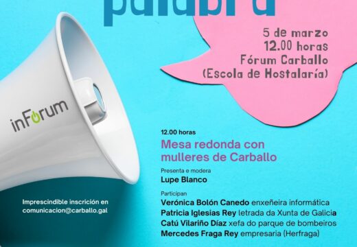 “As mulleres teñen a palabra”, unha iniciativa para celebrar en familia, con mesa redonda, sesión vermú e zona infantil