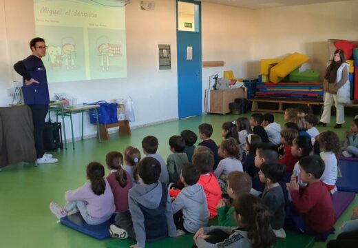 Éxito de participación no primeiro programa de saúde bucodental posto en marcha polo Concello nos centros escolares do municipio