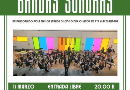 A Banda Municipal de Carballo fará un percorrido polas mellores bandas sonoras da historia no concerto deste sábado