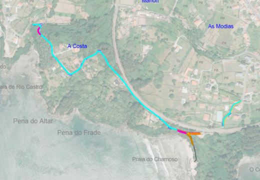 Cabanas saca a licitación a reparación do Camiño de Chamoso