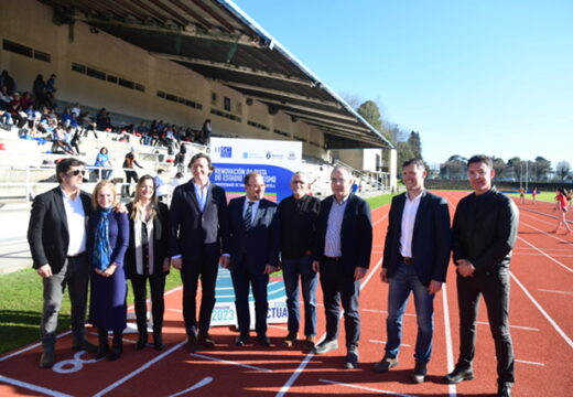 Inauguradas as pistas de atletismo da USC que contan coa homologación para albergar campionatos de España e determinadas probas internacionais