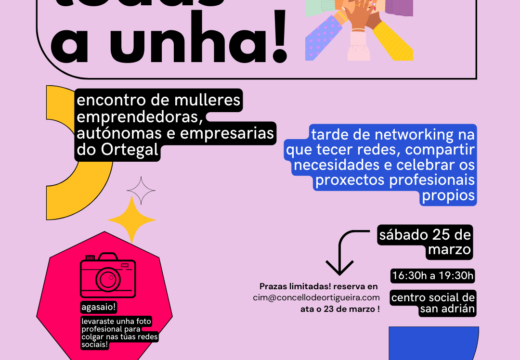 O Concello organiza ‘Todas a unha!’ un encontro de mulleres emprendedoras, autónomas e empresarias de Ortegal