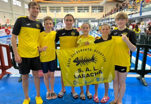 Resultados do Club Acuático Laracha no IV Campionato de España Infantil e Cadete de Primaveira