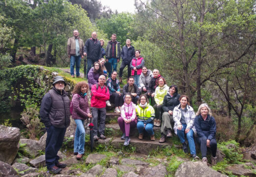 A Pobra revelou o proceso de formación da contorna do río das Pedras a través dunha ruta xeolóxica