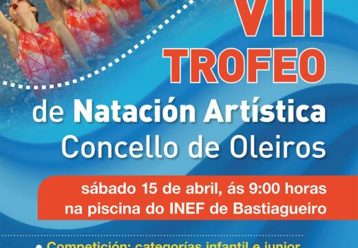 Máis de 200 nadadoras participarán no VIII Trofeo Concello de Oleiros de natación artística