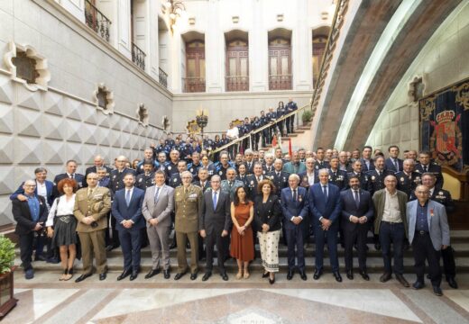 O novo equipo de drons exhíbese en María Pita no Día da Policía Local