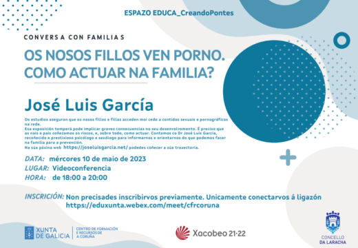 Concello e Xunta ofrecen unha nova conversa con familias dentro do espazo Educa-Creando Pontes