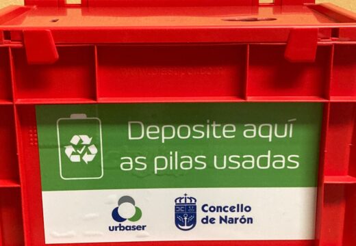 O Concello instalou máis de medio cento de colectores de pilas usadas en edificios e escolas municipais