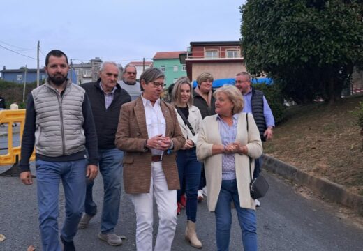 Rosa Quintana, Conselleira do mar, acompaña á candidata do Partido Popular de Miño