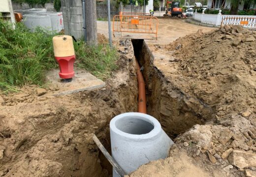 Iniciadas as obras para dotar de saneamento as vivendas da Tolda, en Bemantes