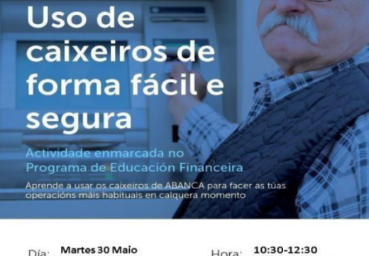 A Laracha acollerá unha acción formativa sobre o uso dos caixeiros impartida por Abanca