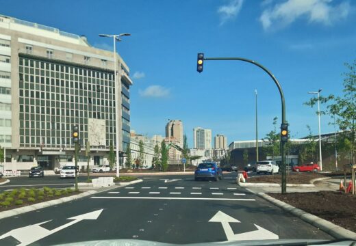 A nova glorieta intelixente da Casa do Mar xa está operativa e reduce os tempos de paso nun 45 % con respecto ao modelo anterior