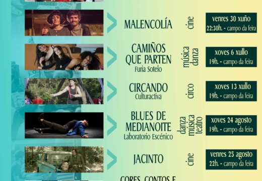 O programa CultuRúa de Carral trae 8 propostas para todos os públicos no verán