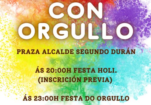 A Pobra reivindica o Orgullo de maneira festiva con música e cor