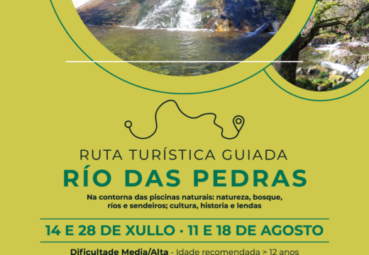 A Pobra incorpora a ruta turística guiada polo río das Pedras no calendario estival