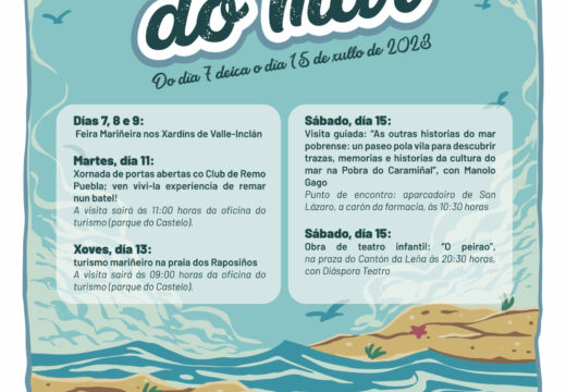 A Semana do Mar da Pobra arranca nesta fin de semana coa Feira Mariñeira