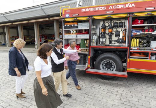 O Concello avanza na renovación do parque móbil do servizo municipal de Bombeiros, coa incorporación dun novo vehículo especializado