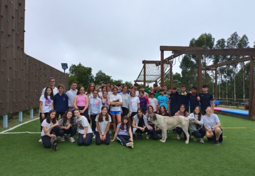 41 rapaces laracheses participan en Cotobade no Campamento Deportivo organizado polo concello