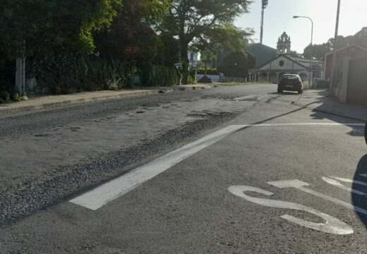 Mañá comeza o asfaltado dos tramos en mal estado da estrada xeral entre Mera e Lorbé