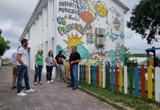 A Escola Infantil Municipal Os Pelegríns de Neda comeza o curso con 21 alumnos e alumnas e a matrícula aberta