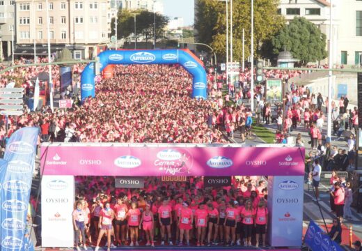 Máis de cinco mil participantes competiron nunha reivindicativa Carreira da Muller