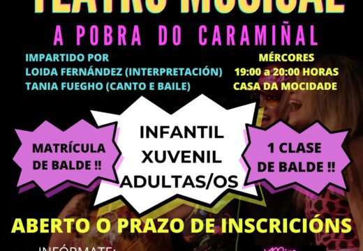 O teatro musical incorpórase á oferta formativa cultural da Pobra para o curso 2023-2024