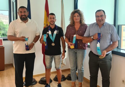 O bombeiro do SPEIS Luis García conseguiu cinco medallas nos Xogos Olímpicos de Bombeiros e Policías celebrados en Canadá