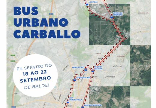 O Concello de Carballo pon en marcha un proxecto piloto de autobús urbano durante a Semana da Mobilidade