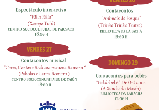 O concello promocionará a lectura entre o público infantil na nova edición do outono de contos