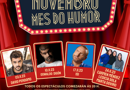 O humorista David Perdomo abre este venres o ciclo “Novembro, mes do humor2