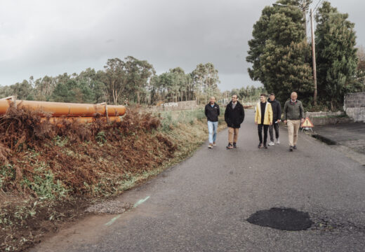 Comeza a obra de saneamento de Campelos