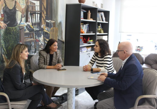 Reunión da Asociación de Novos Empresarios e Empresarias da Provincia da Coruña co Vicepresidente da Deputación