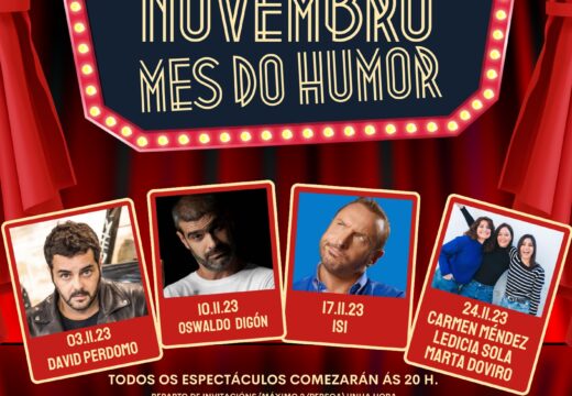 Oswaldo Digón sube este venres ao escenario do “Novembro, mes do Humor”