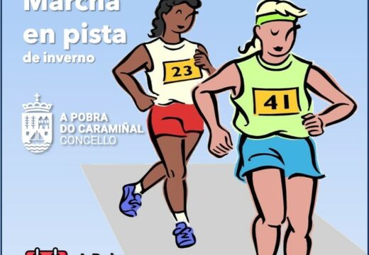 A Pobra acollerá o XVI Campionato Xunta de Galicia de Marcha en Pista de Inverno no 26 de novembro