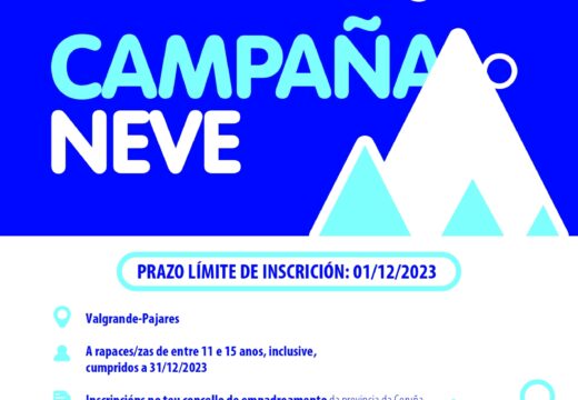 Aberta a preinscrición para os nenos/as de Neda que queiran participar na campaña de neve da Deputación