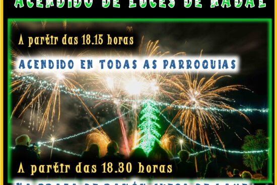 Laxe dálle a benvida ao Nadal cun acendido de luces por todas parroquias